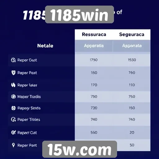 Comparação entre 1185win e outras plataformas de apostas