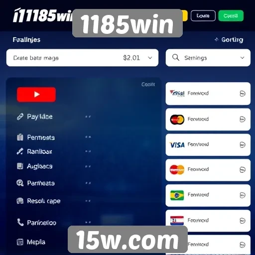 Entenda as opções de pagamento no site 1185win